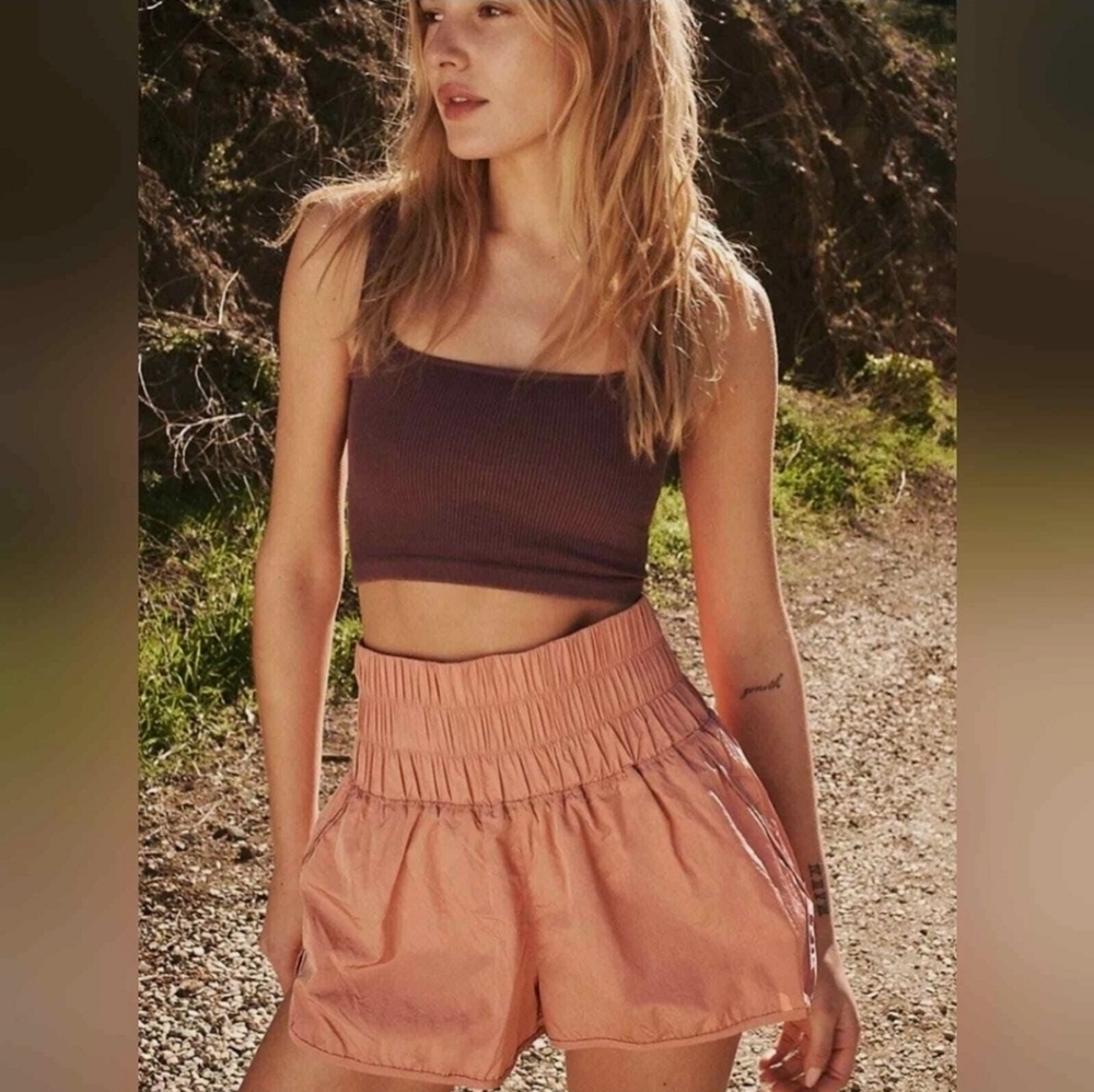 Women's Peach Free People Shorts